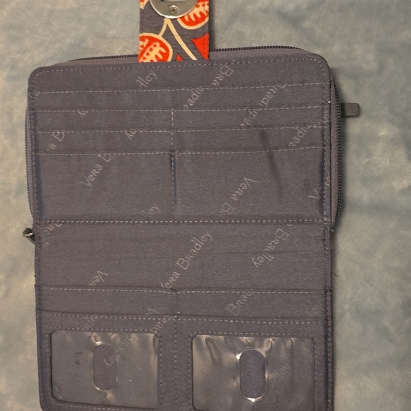 Vera Bradley Wallet with Turn Lock And Zipper Compartment (Bin 12) - Picture 4 of 11